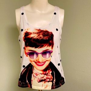 Hollywood Legends Audrey Hepburn Tank Top Size XS